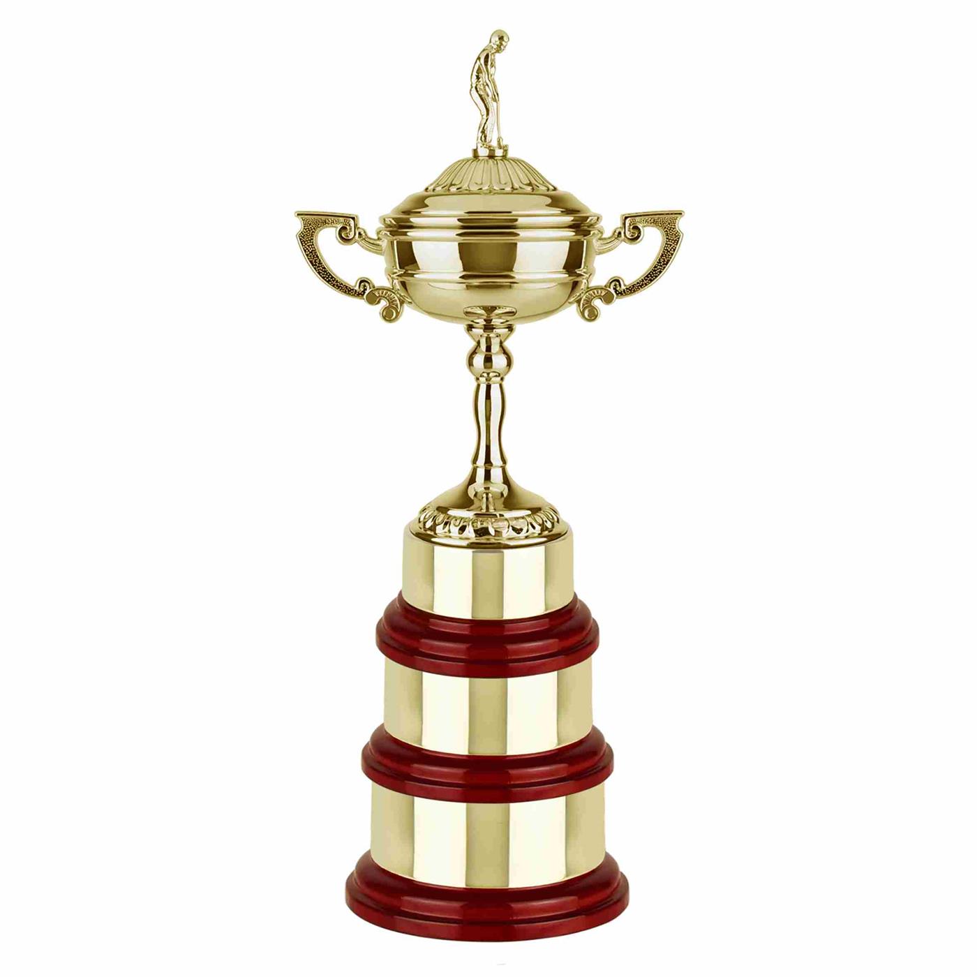 Swatkins Gold Finish Endurance Golf Award Trophy