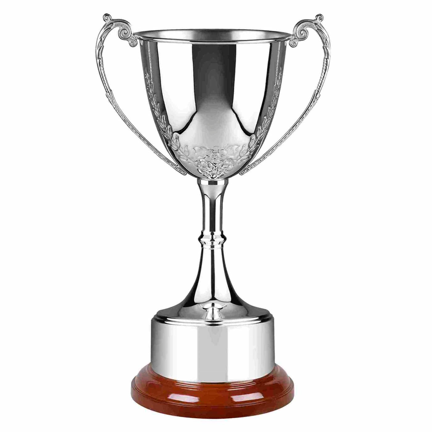 Swatkins Supreme Silver Plated Preserve Hand Chased Trophy Award  