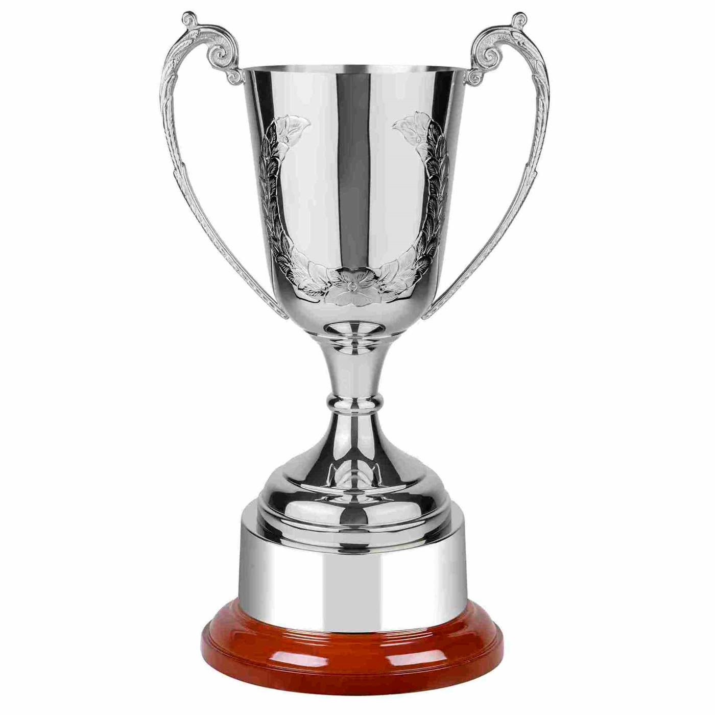 Swatkins Revolution Formula Hand Chased Nickel Plated Trophy Cup Award  