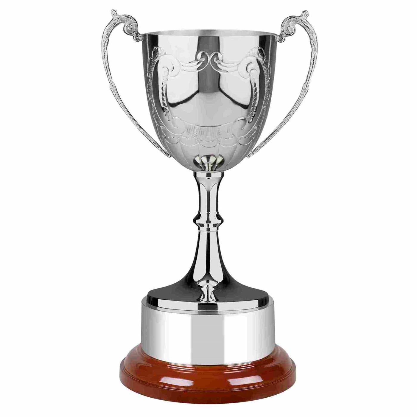 Swatkins Revolution Staffordshire Hand Chased Nickel Plated Trophy Cup Award  