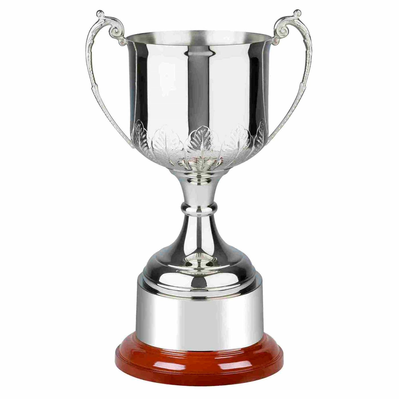 Swatkins Revolution Windsor Hand Chased Nickel Plated Trophy Award