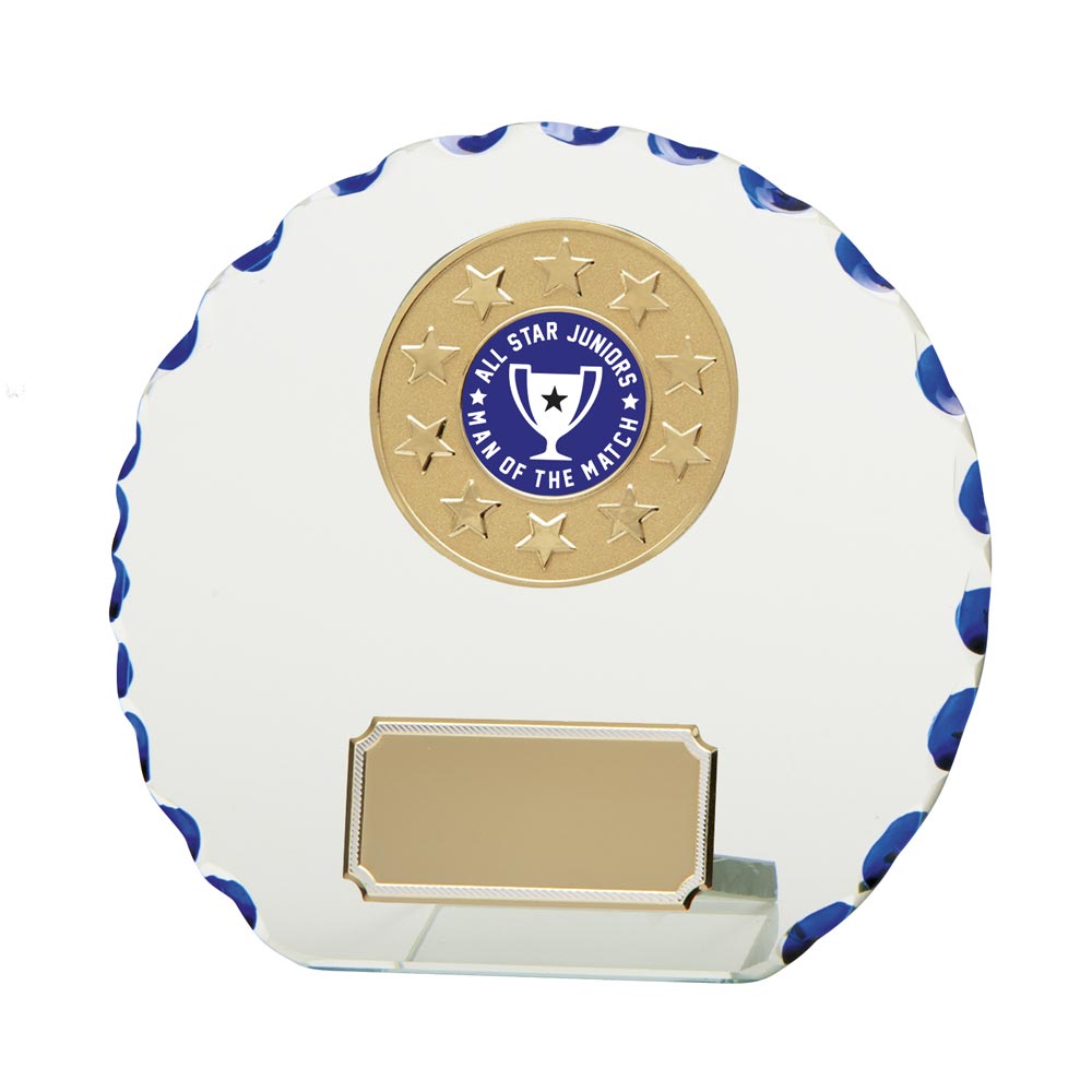 Quantum Multisport Jade Glass Trophy Award