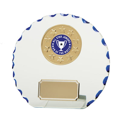 Quantum Multisport Jade Glass Trophy Award