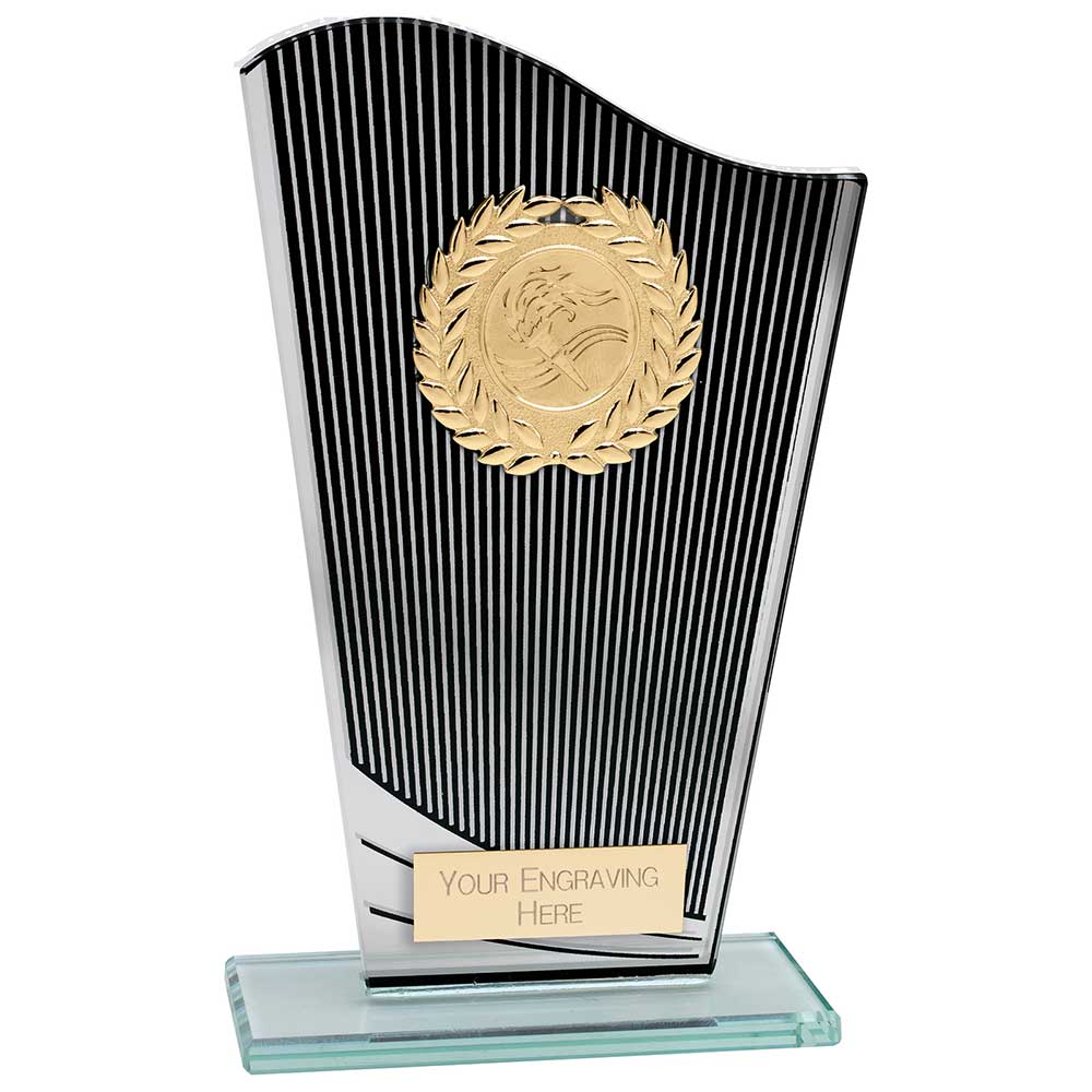 Sunstrike Multisport Wave Glass Trophy Award