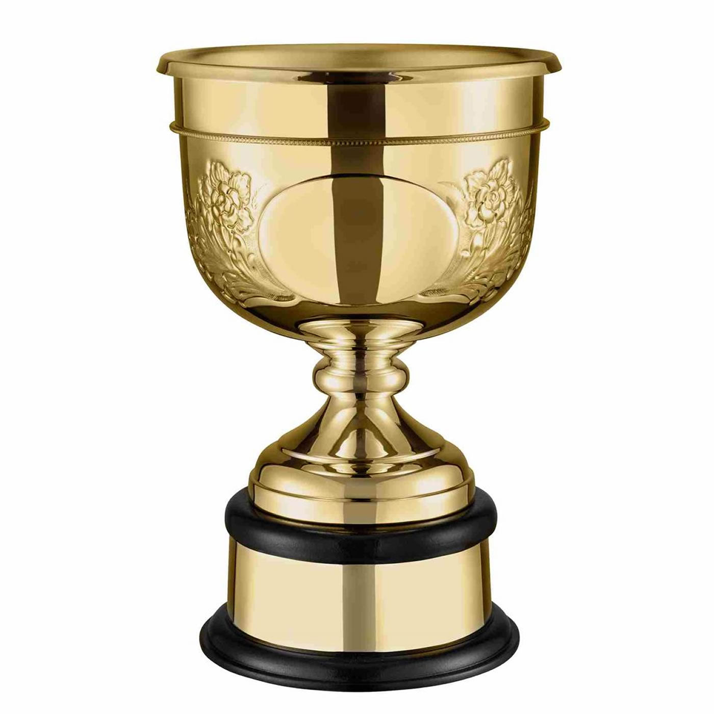 Swatkins Leaders Hand Chased Gold Plated Cup Award Trophy