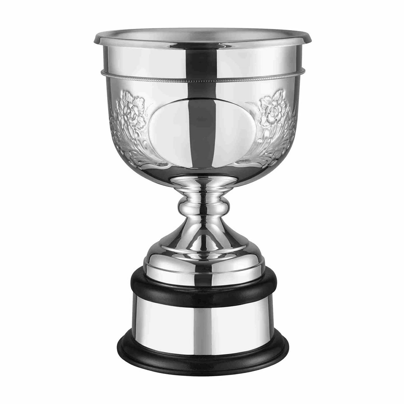 Swatkins Leaders Hand Chased Silver Plated Cup Award Trophy
