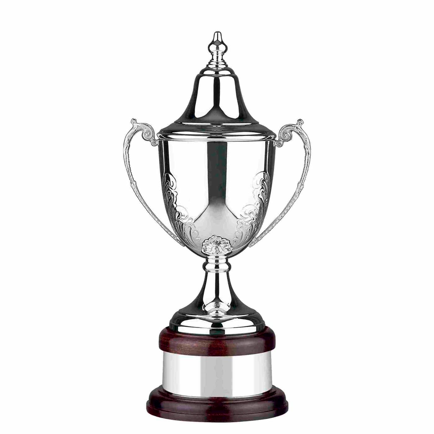 Swatkins Supreme Silver Plated Cotswold Hand Chased Trophy Award  