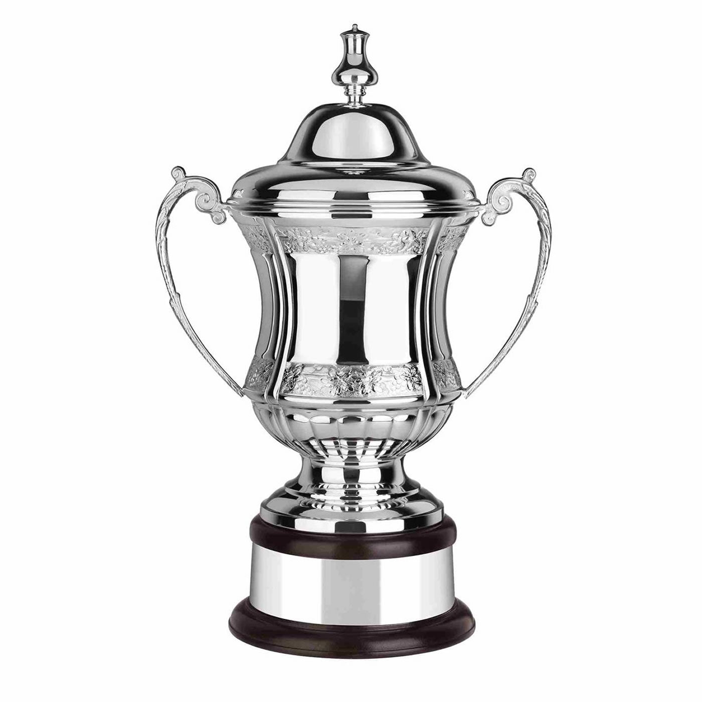 Swatkins Supreme Conquerors Hand Chased Silver Plated Award Trophy