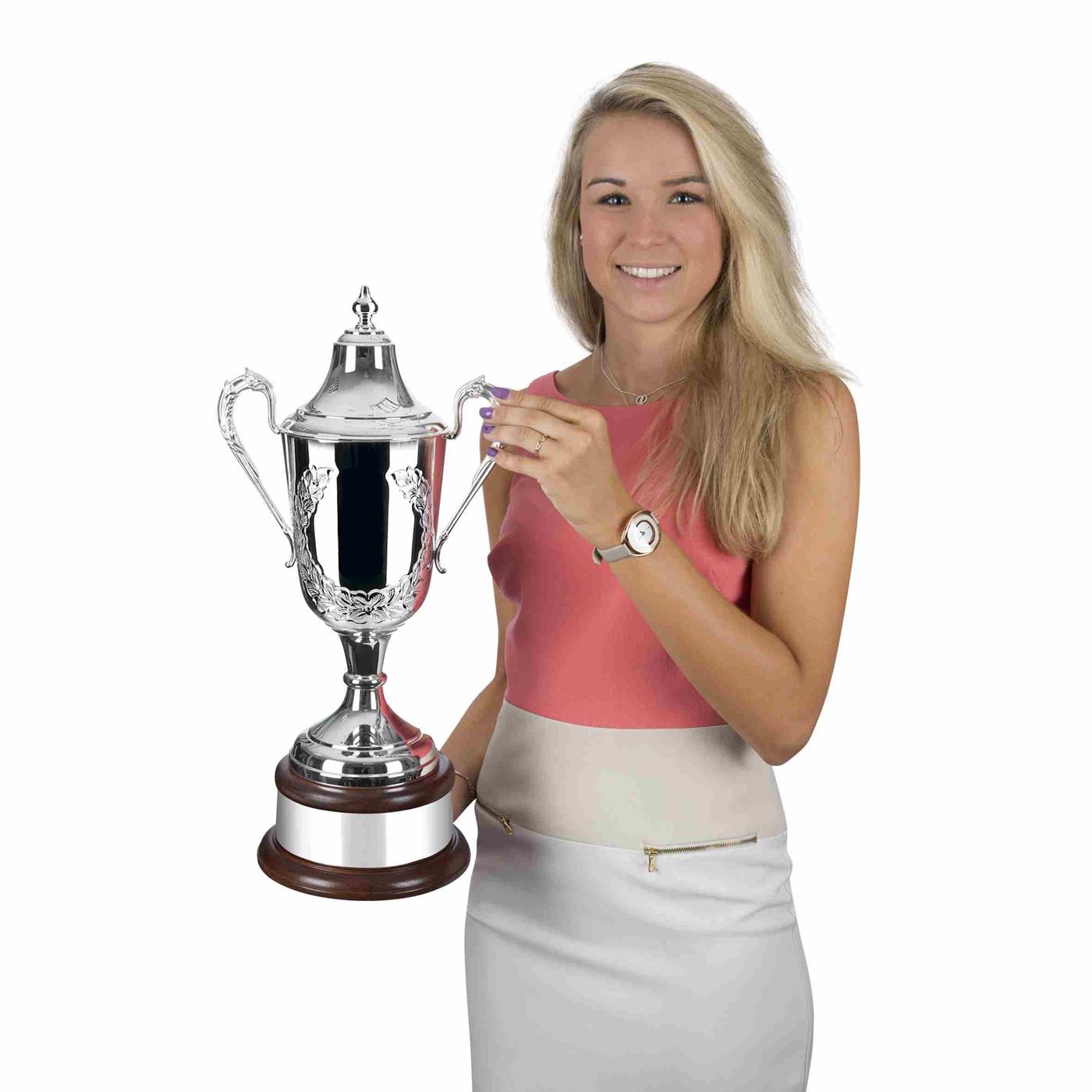 Swatkins Supreme Formula Hand Chased Silver Plated Award Trophy