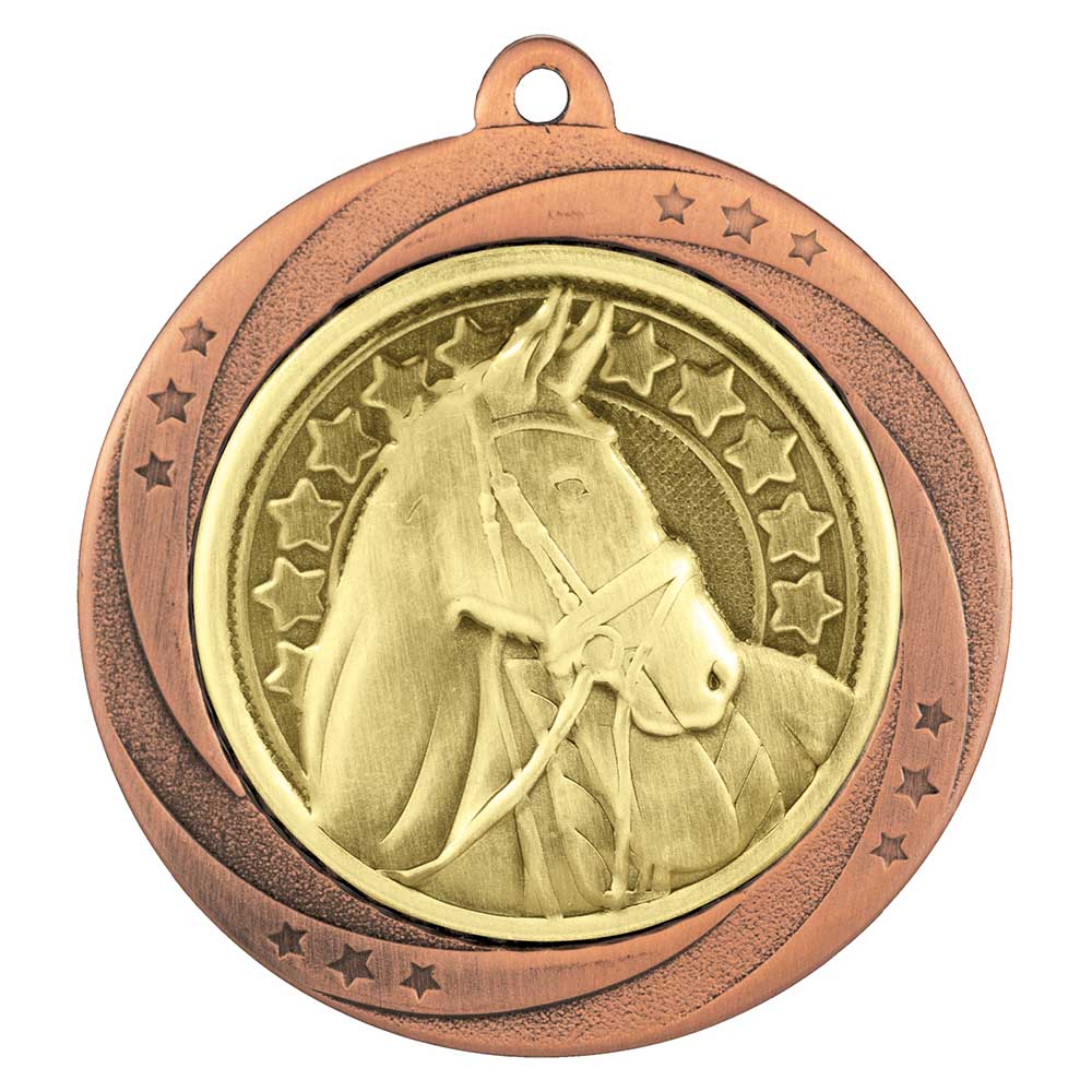 Superstar Equestrian Medal 6cm