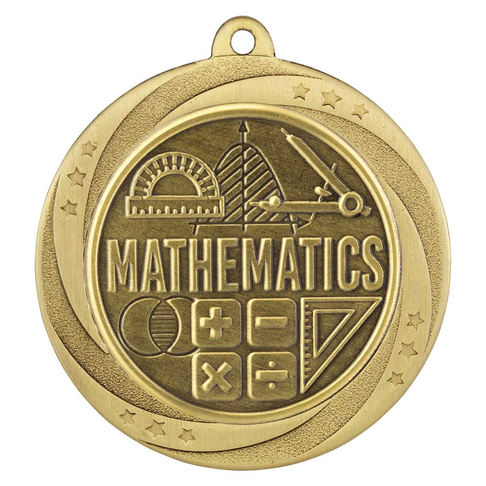 Superstar Maths Medal 6cm