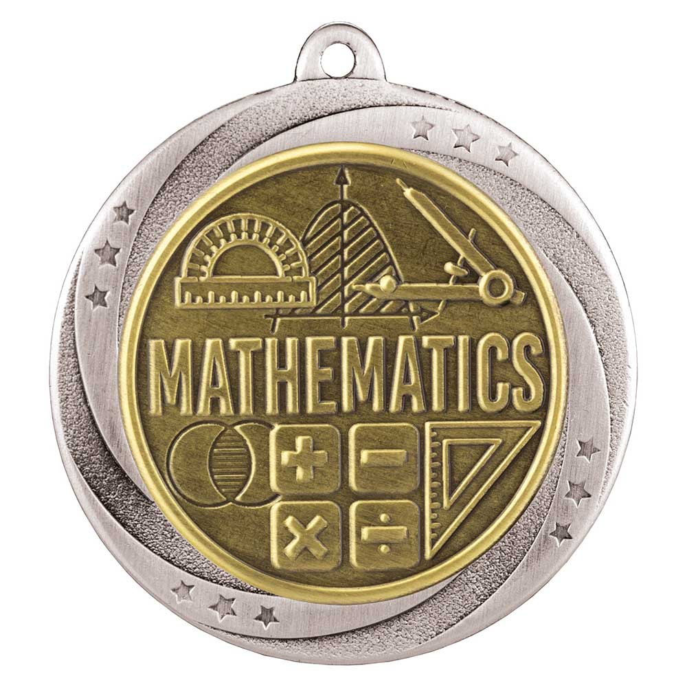 Superstar Maths Medal 6cm