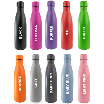 Personalised Water Bottle - Engraved Insulated Metal Bottle