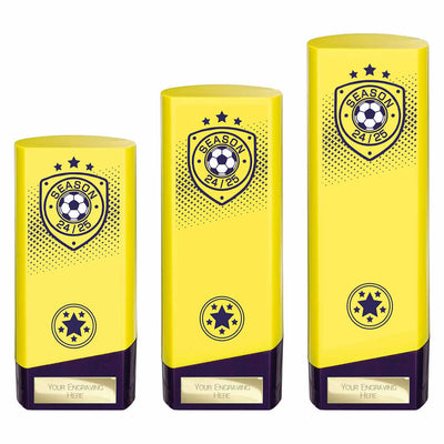 Prime Heavyweight Football Trophy Award Season 24/25- Yellow & Purple