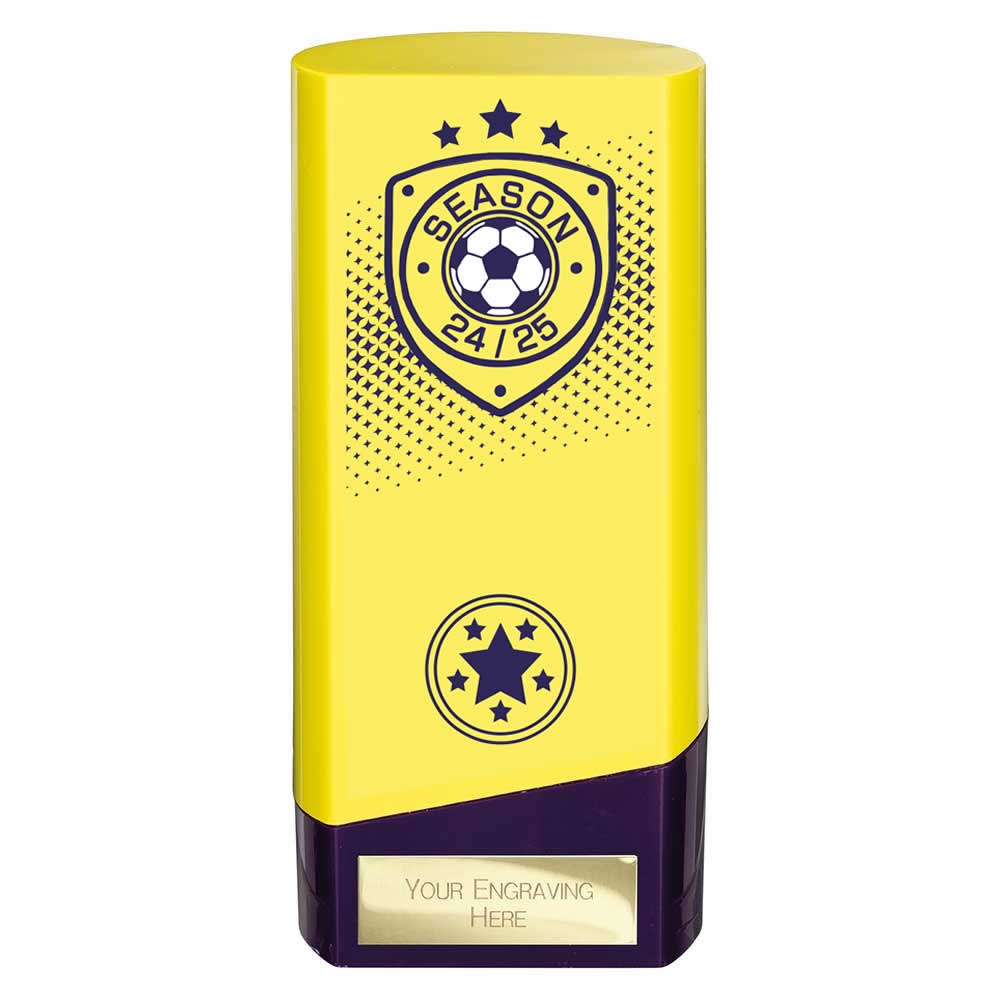 Prime Heavyweight Football Trophy Award Season 24/25- Yellow & Purple