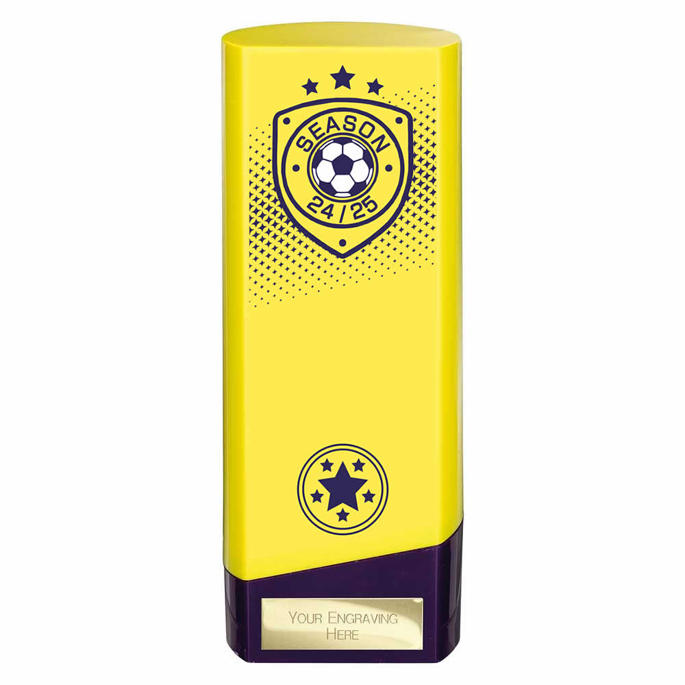 Prime Heavyweight Football Trophy Award Season 24/25- Yellow & Purple