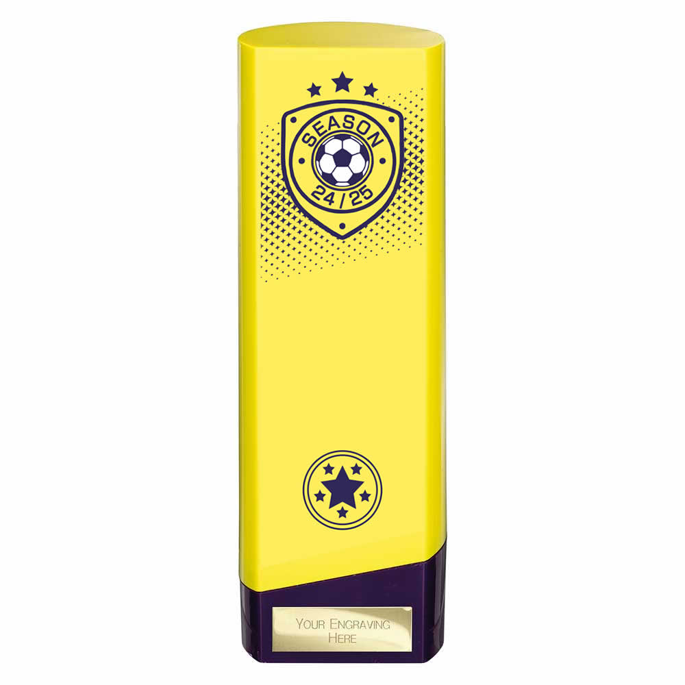 Prime Heavyweight Football Trophy Award Season 24/25- Yellow & Purple