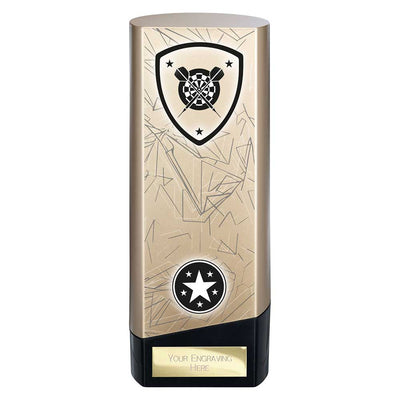 Prime Darts Trophy Heavyweight Award Gold And Black