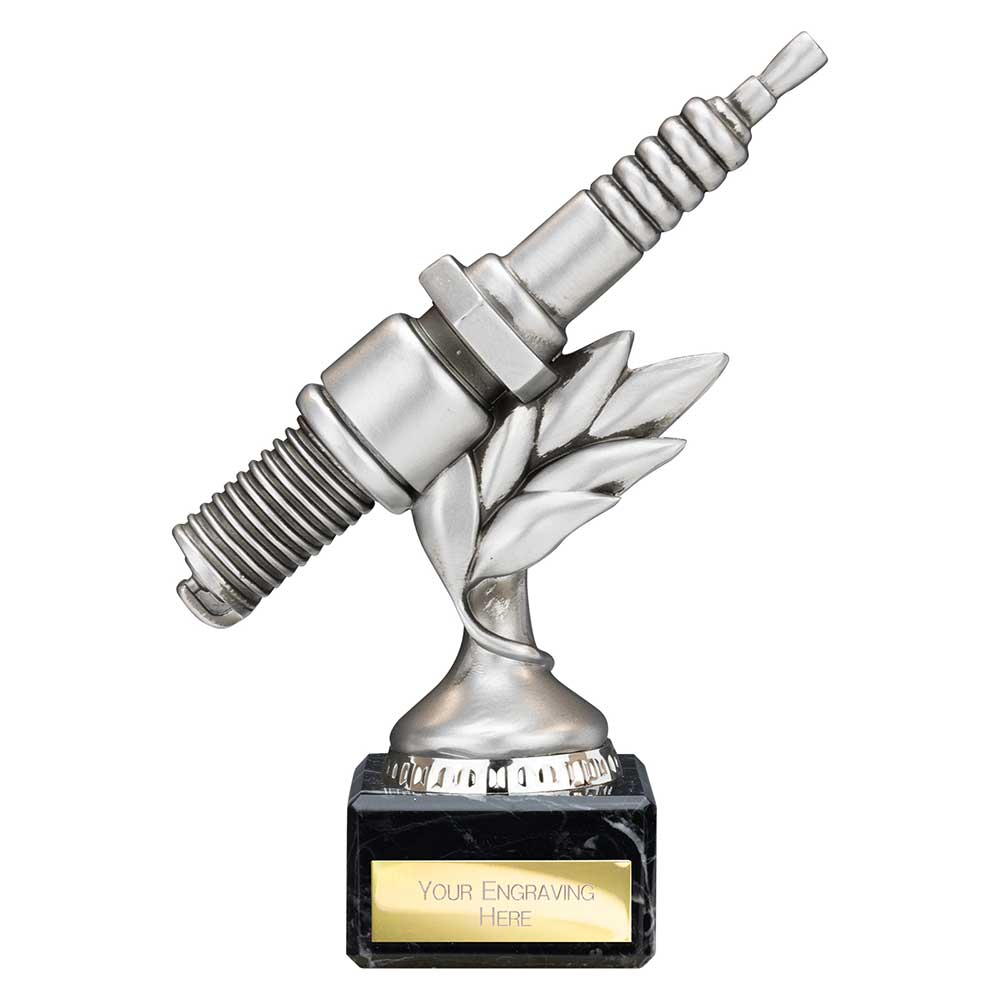 Velocity Spark Plug Trophy Award Silver