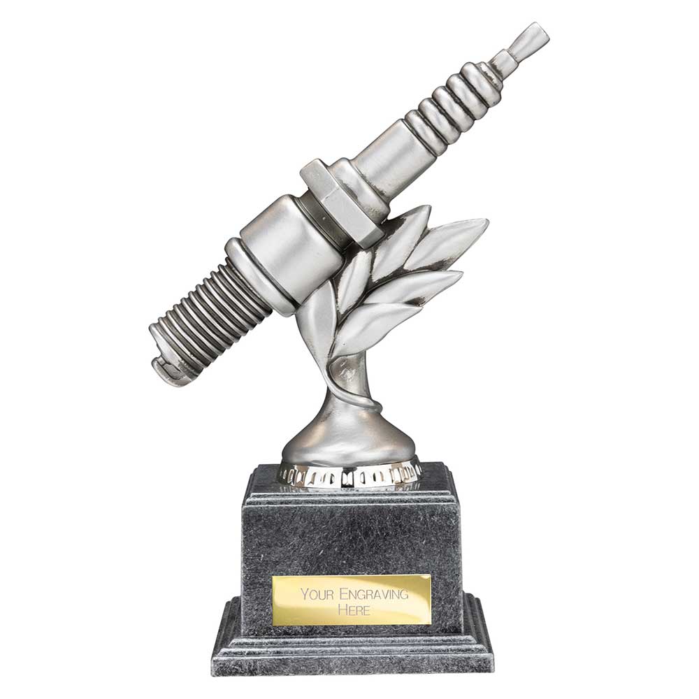 Velocity Spark Plug Trophy Award Silver