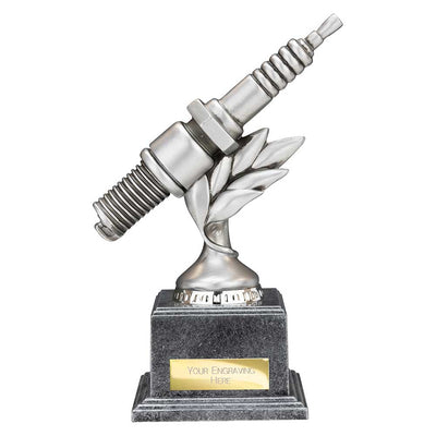 Velocity Spark Plug Trophy Award Silver