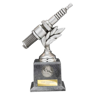 Velocity Spark Plug Trophy Award Silver