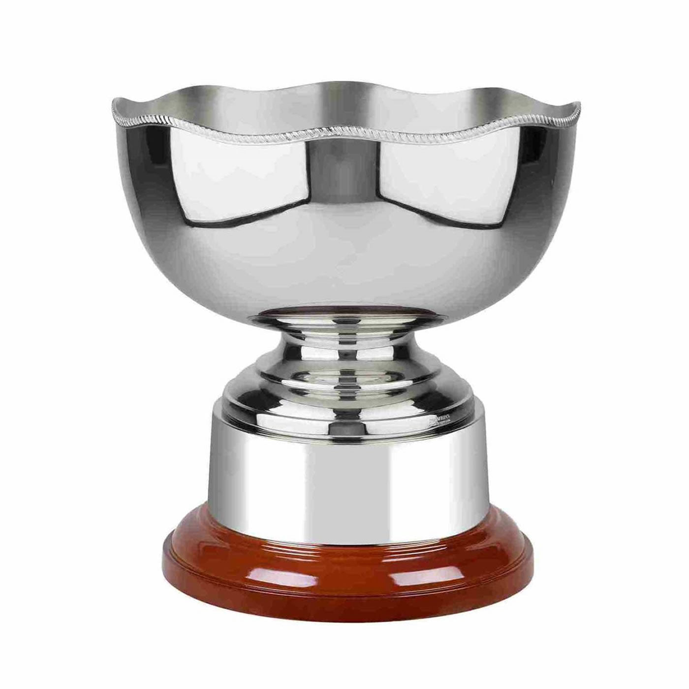 Swatkins Revolution Pentagon Nickel Plated Bowl Award Trophy