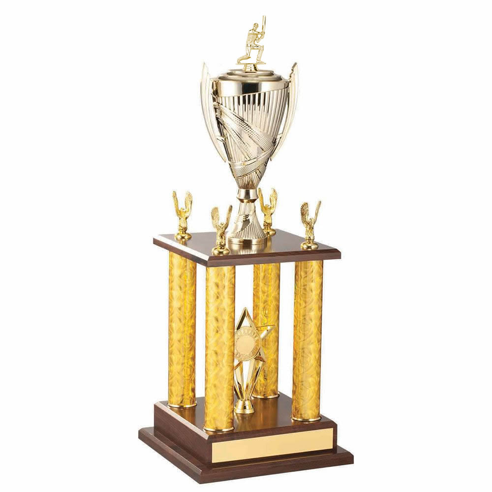 Goliath Quad Tower Trophy Cricket Batsman