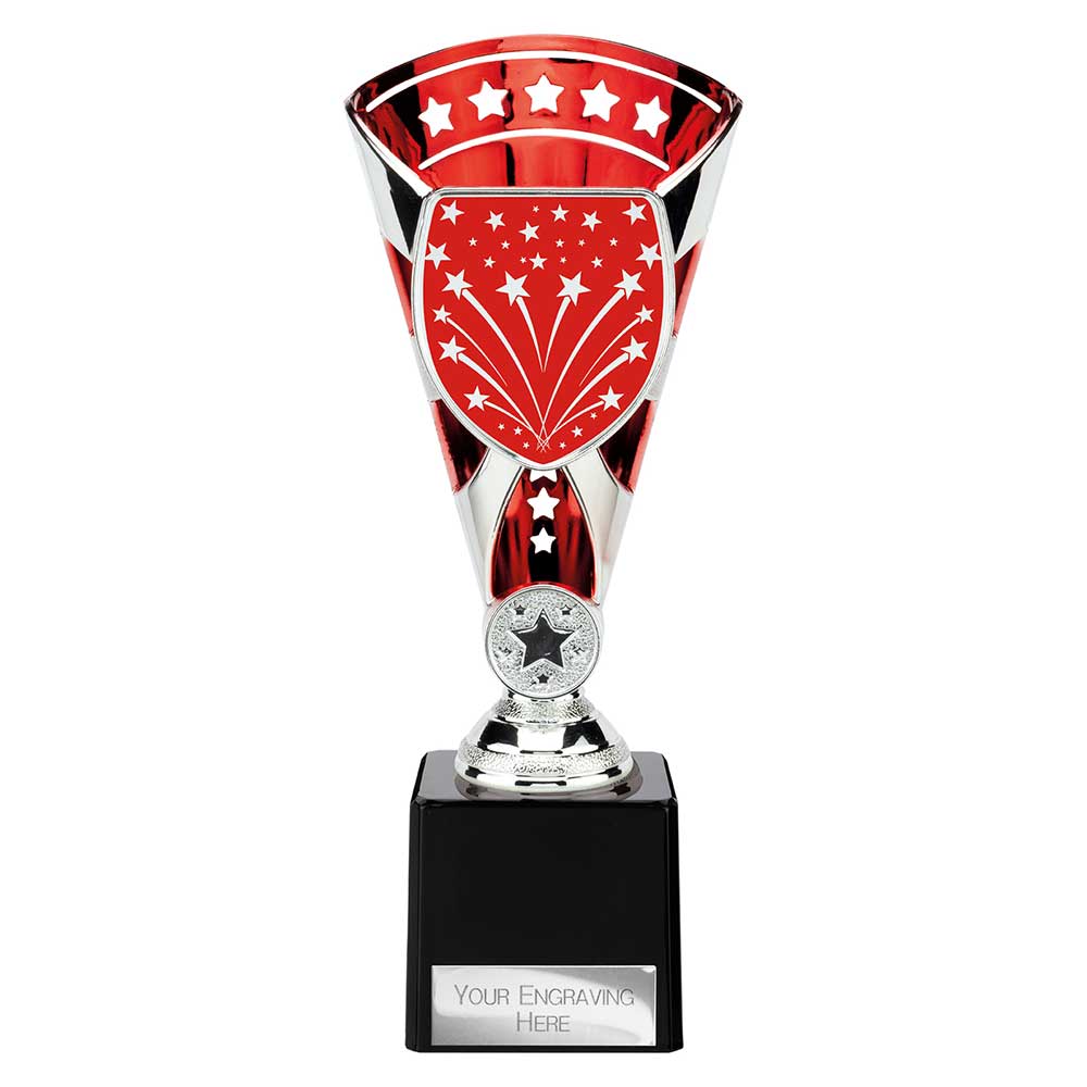 Cobra Star Multisport Trophy Cup Silver Red