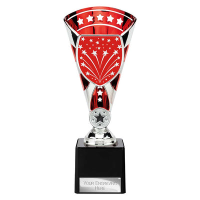 Cobra Star Multisport Trophy Cup Silver Red