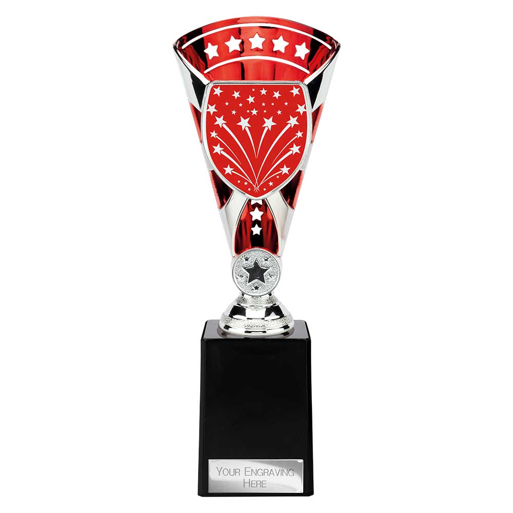 Cobra Star Multisport Trophy Cup Silver Red