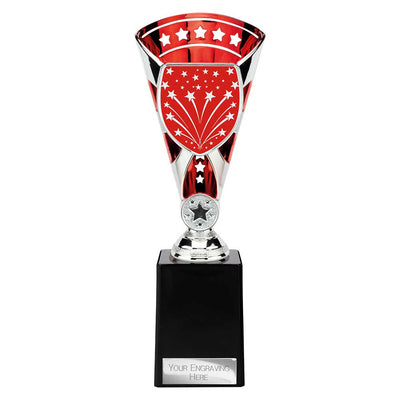 Cobra Star Multisport Trophy Cup Silver Red