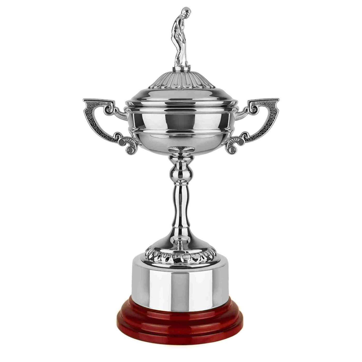 Swatkins Endurance Golf Nickel Plated Trophy Award  