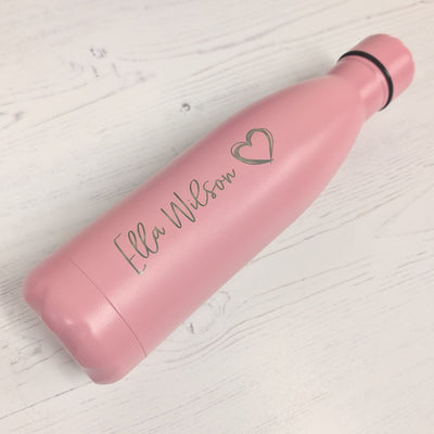 Personalised Water Bottle - Engraved Insulated Metal Bottle