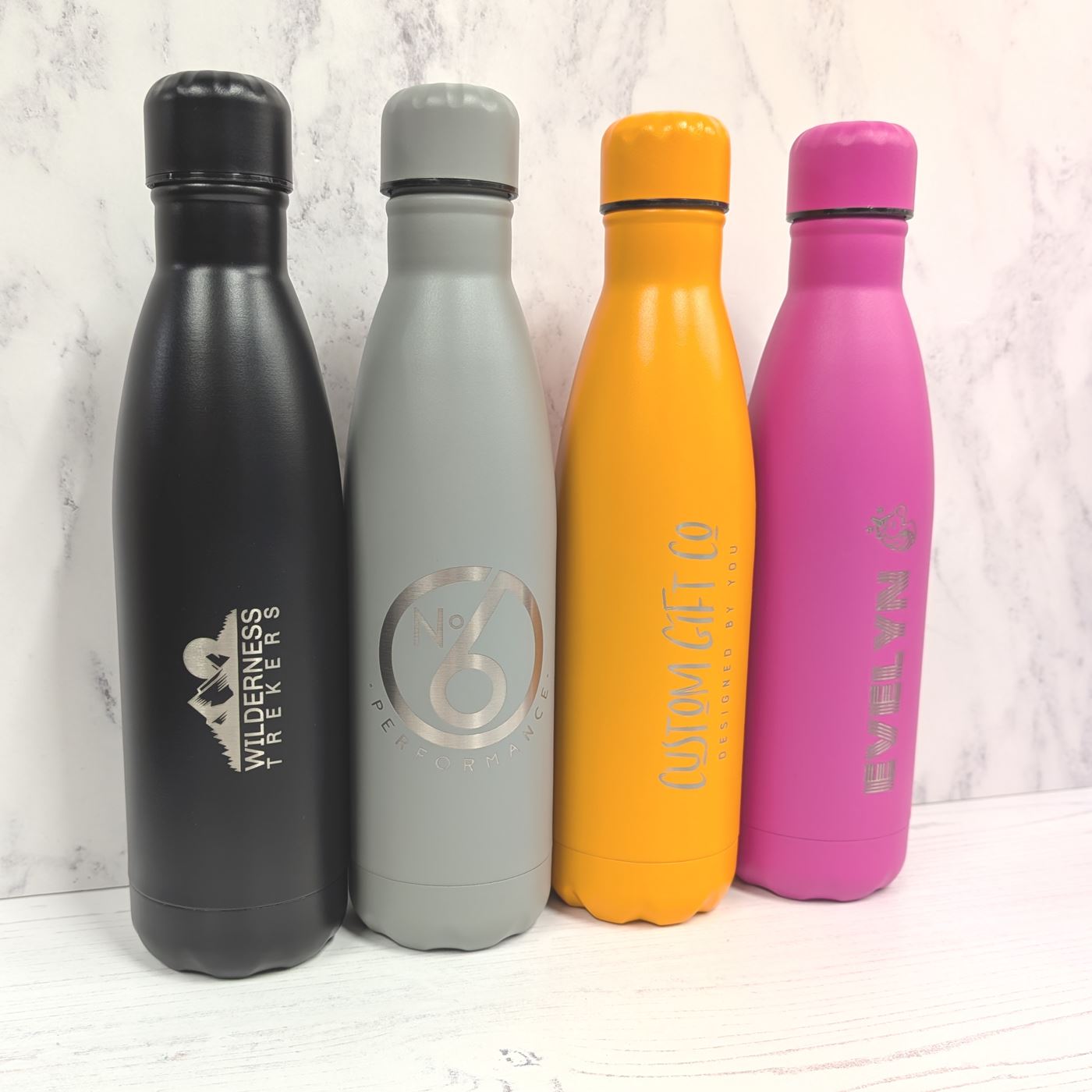 Personalised Water Bottle - Engraved Insulated Metal Bottle