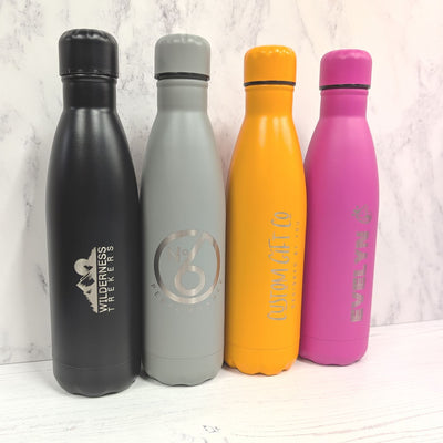 Personalised Water Bottle - Engraved Insulated Metal Bottle