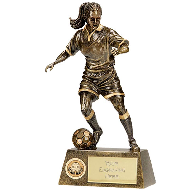 Ladies Soccer Gold Trophy Womens Soccer Pinnacle Award