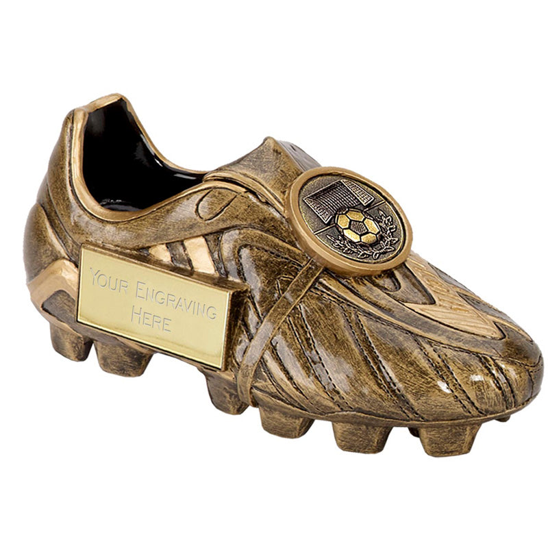 Gold Mens Soccer Boot Trophy Premier 3D Award