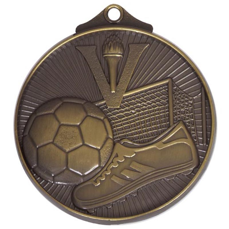 Bronze Soccer Horizon Medal 5cm