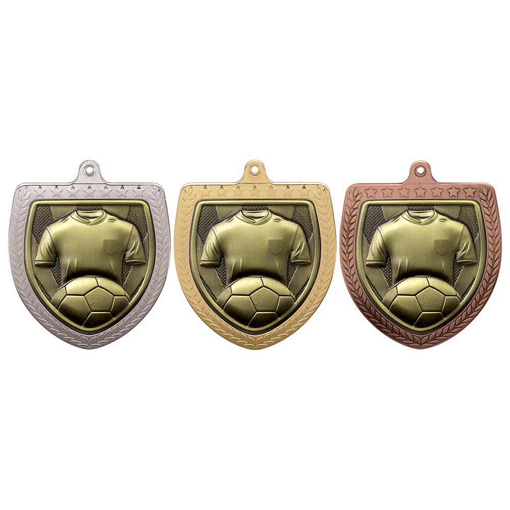 Cobra Football Shirt Ball Shield Medal