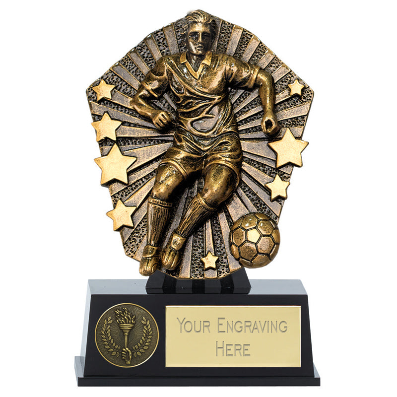 Male Soccer Trophy Cosmos Mini Award