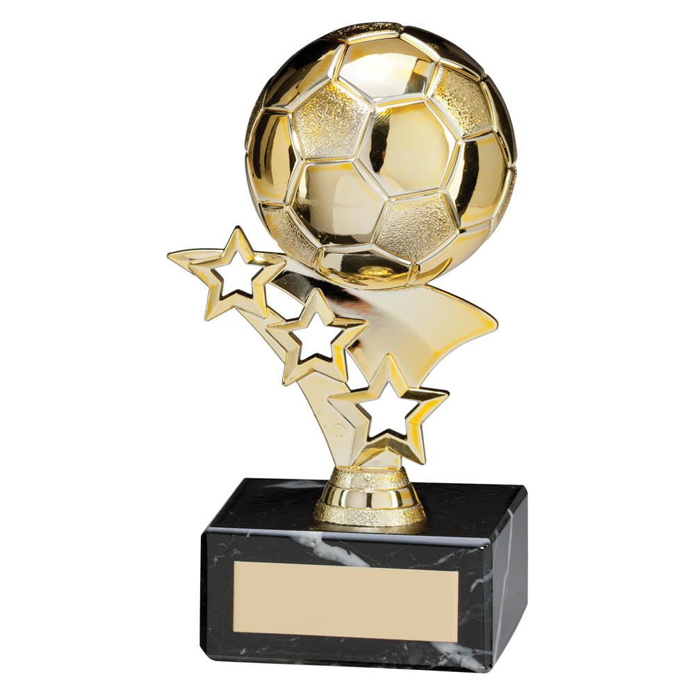 Soccer Trophy Starblitz Gold Award