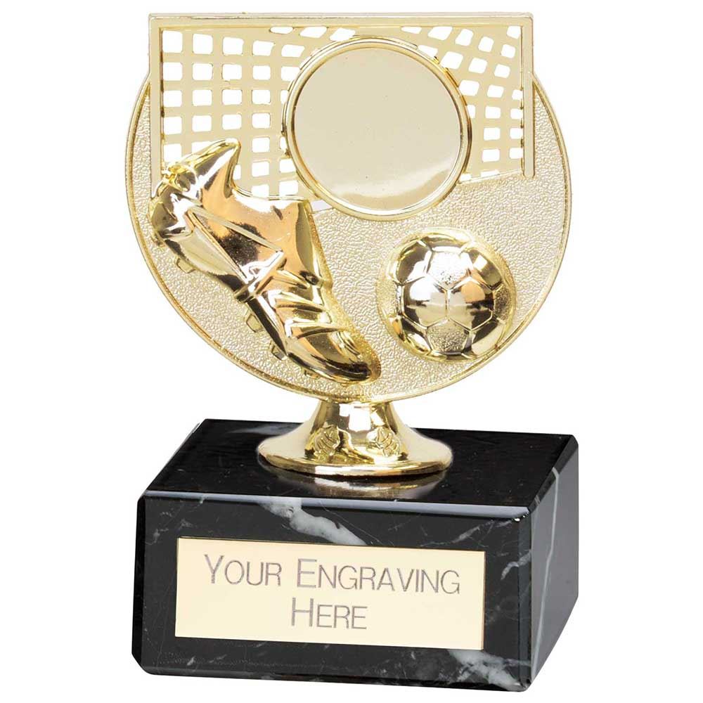 Soccer Boot & Ball Trophy Agility Gold Award