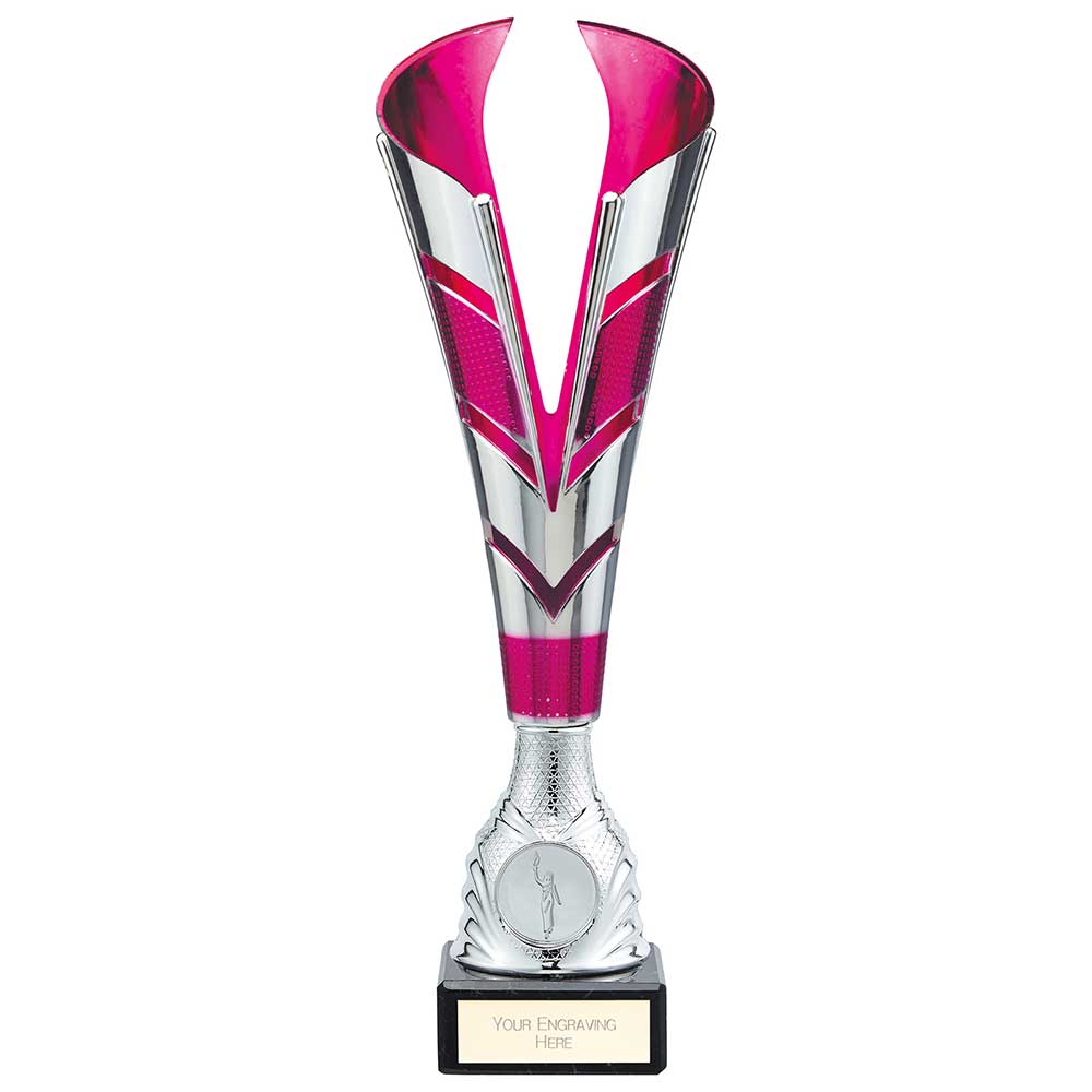 Ranger Premium Trophy Cup Silver Pink