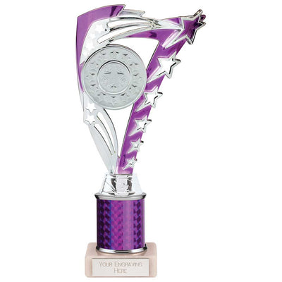 Frenzy Multisport Tube Trophy Silver Purple