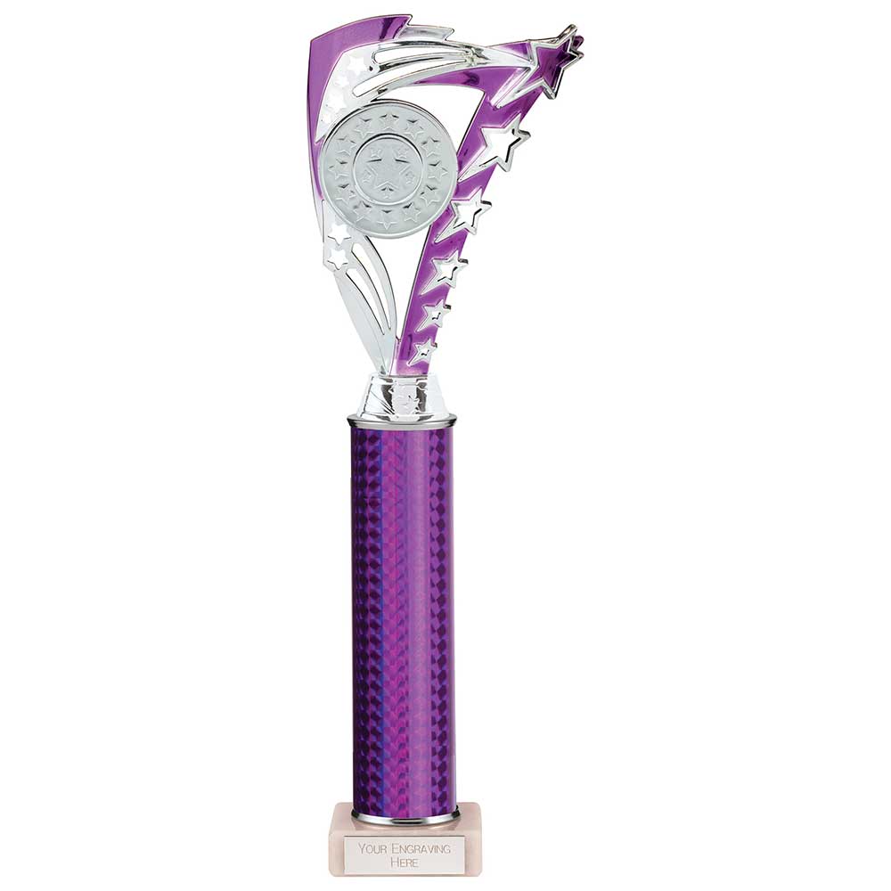 Frenzy Multisport Tube Trophy Silver Purple